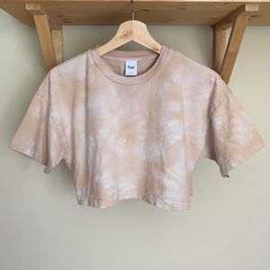 LIKE NEW Tna | Laid Back Tee in Tie Dye Beige Grey
